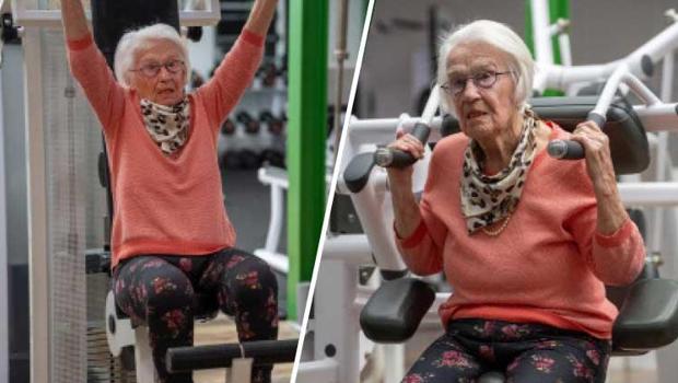 100 yaşındaki Rita, spora doymuyor
