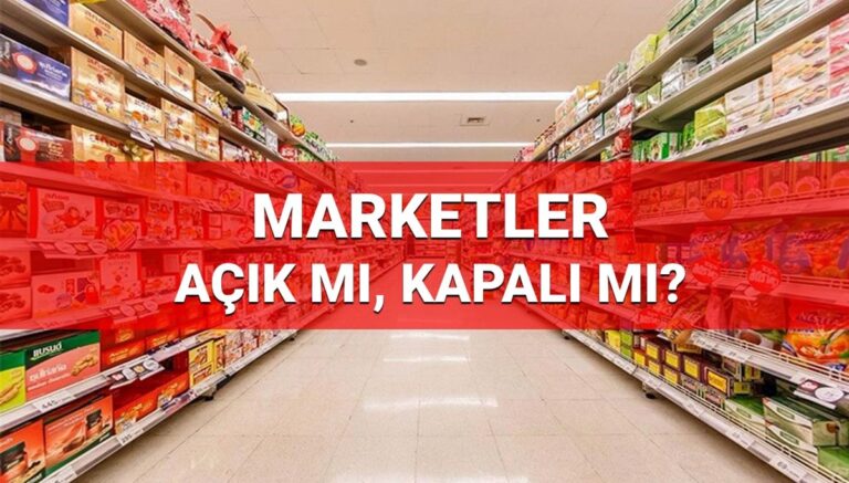 23 Nisan marketler açık mı, kapalı mı? A101, BİM, ŞOK bugün çalışıyor mu, saat kaça kadar?