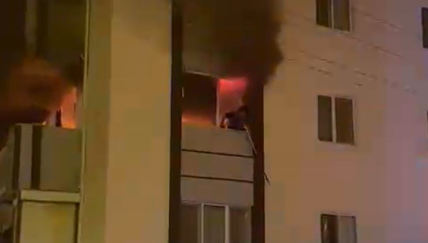 5 katlı binada yangın: Karı-koca yaşamını yitirdi