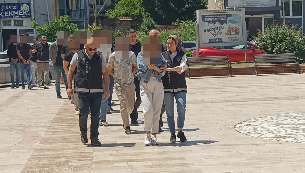 Aydın’da uyuşturucu operasyonu: 9 gözaltı
