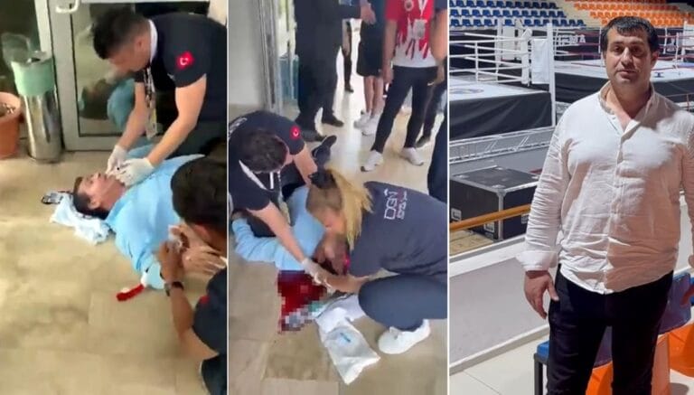 Azerbaycan federasyon başkanı Antalya’daki şampiyonada bıçaklandı Azerbaycan federasyon başkanı Antalya’daki şampiyonada bıçaklandı