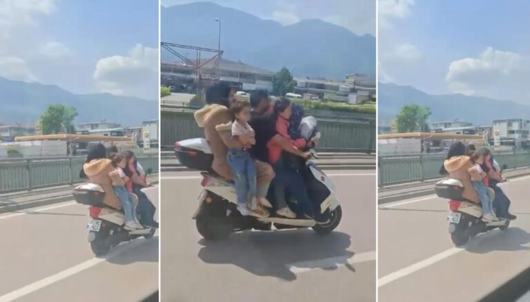 Beş kişilik ailenin tehlikeli yolculuğu