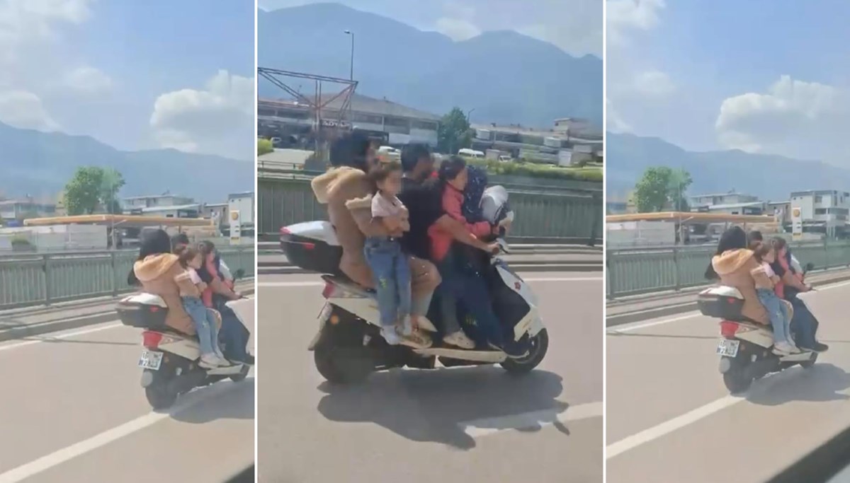 Beş kişilik ailenin tehlikeli yolculuğu