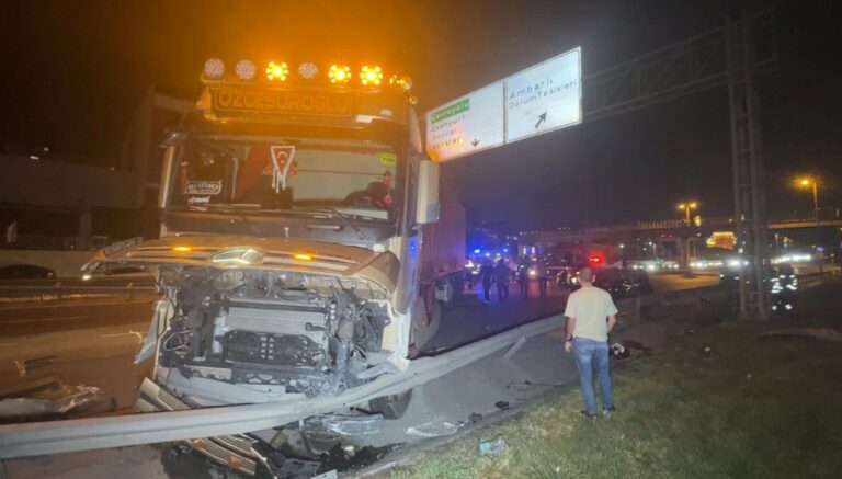 Beylikdüzü’nde karşı yöne geçen TIR dehşet saçtı: 1 ölü, 1 yaralı