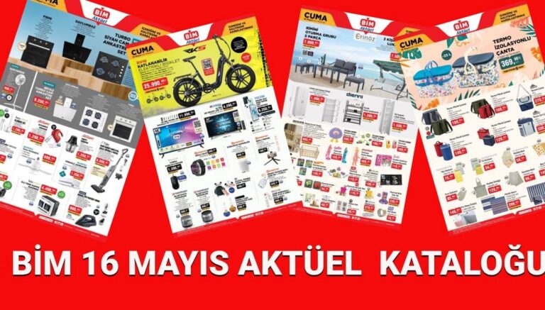 BİM 16 Mayıs cuma aktüel kataloğu: Oturma grubu, dolap, ayakkabılık, ütü ve süpürge geliyor