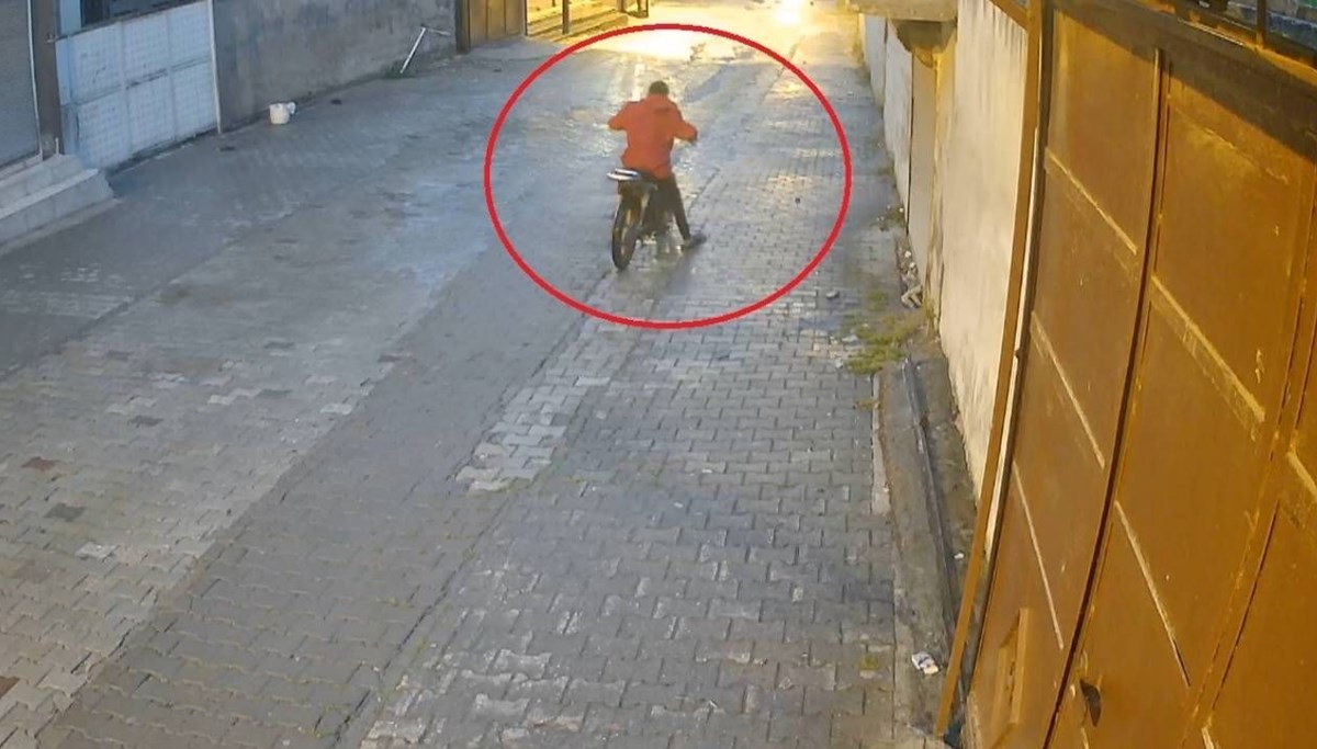 Çaldığı motosikletin arızalanması hırsızı durdurmadı