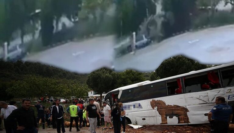 Çanakkale’de 8 kişi hayatını kaybetmişti! Kaza anının görüntüsü ortaya çıktı