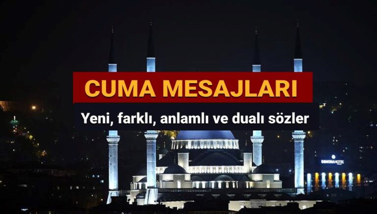 Dualı cuma mesajları 2025: Yeni, farklı, uzun, kısa, anlamlı ve en güzel cuma mesajları örnekleri (23 Mayıs) Dualı cuma mesajları 2025: Yeni, farklı, uzun, kısa, anlamlı ve en güzel cuma mesajları örnekleri (23 Mayıs)