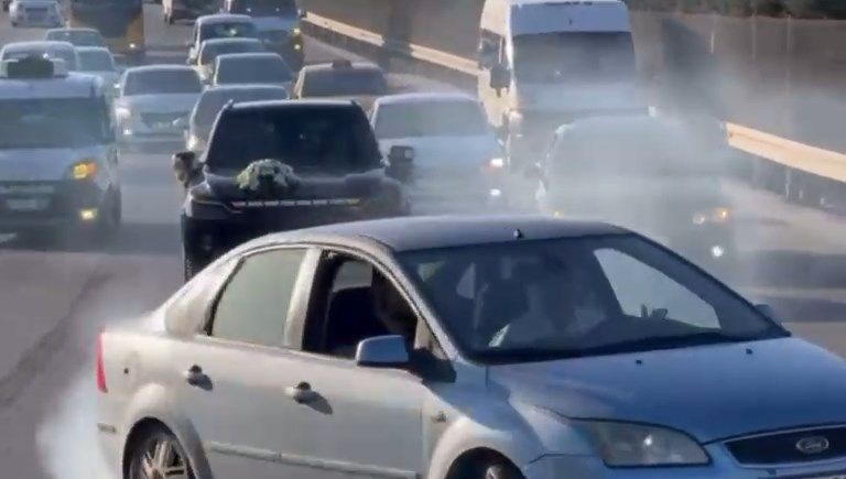 Düğün konvoyunda drift yapan sürücüye 46 bin lira ceza