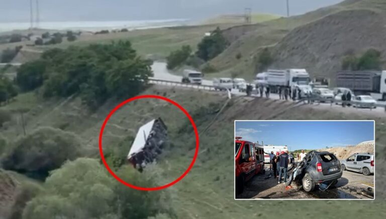 Elazığ’da TIR ile otomobil çarpıştı: 1 ölü, 2 ağır yaralı Elazığ’da TIR ile otomobil çarpıştı: 1 ölü, 2 ağır yaralı