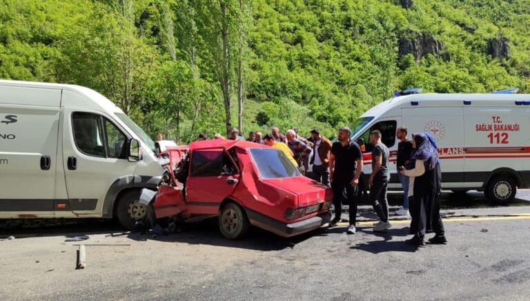 Erzurum’da feci kaza: 2 ölü, 1 yaralı Erzurum’da feci kaza: 2 ölü, 1 yaralı