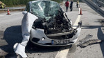 Hurdaya dönen araçtan canlı çıktı! Hurdaya dönen araçtan canlı çıktı!