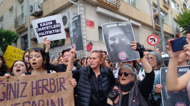 Kaçırılmak istendi, silahla katledildi: Kadınlar ‘Bahar Aksu’ için yürüdü!