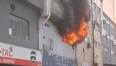 Kağıthane’de iş yerinde yangın: 1 can kaybı, 3 yaralı