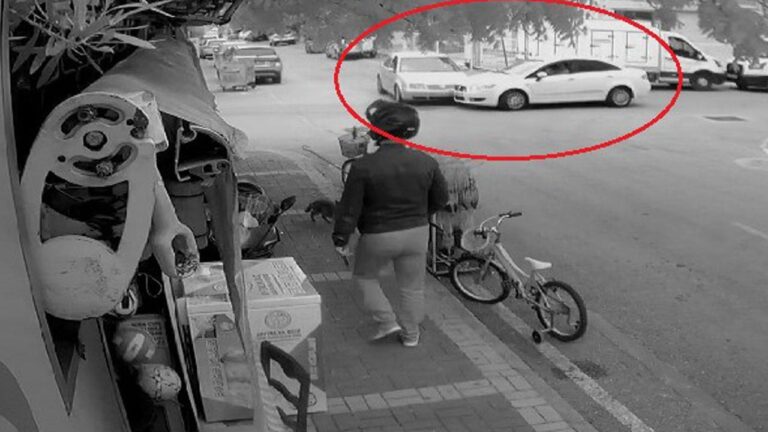 Kazayı adeta hazırladı! Umursamadan uzaklaştı