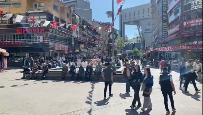 Konya’da 5.2’lik deprem güvenlik kamerasında