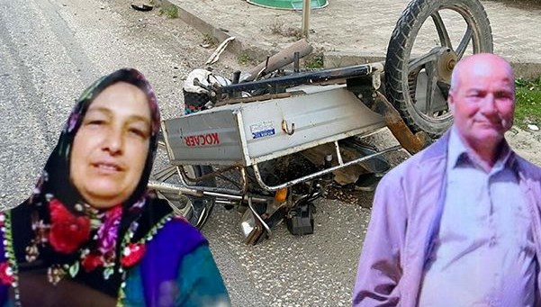 Motosiklete arkadan çarptı: 2 ölü