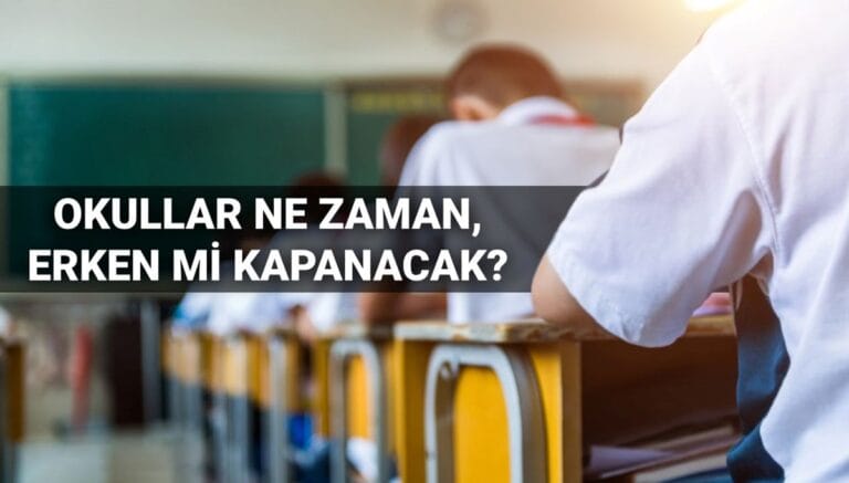 Okullar ne zaman kapanacak, erken kapanır mı? Okulların kapanmasına kaç gün kaldı? 2024-2025 MEB eğitim öğretim yılı bitiş tarihi Okullar ne zaman kapanacak, erken kapanır mı? Okulların kapanmasına kaç gün kaldı? 2024-2025 MEB eğitim öğretim yılı bitiş tarihi