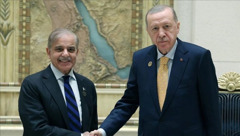 Pakistan Başbakanı Şerif, Cumhurbaşkanı Erdoğan’a minnetlerini sundu
