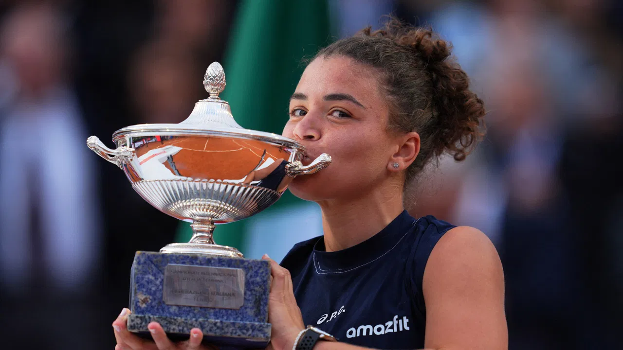 Roma Açık Tenis Turnuvası tek kadınlarda şampiyon Paolini!