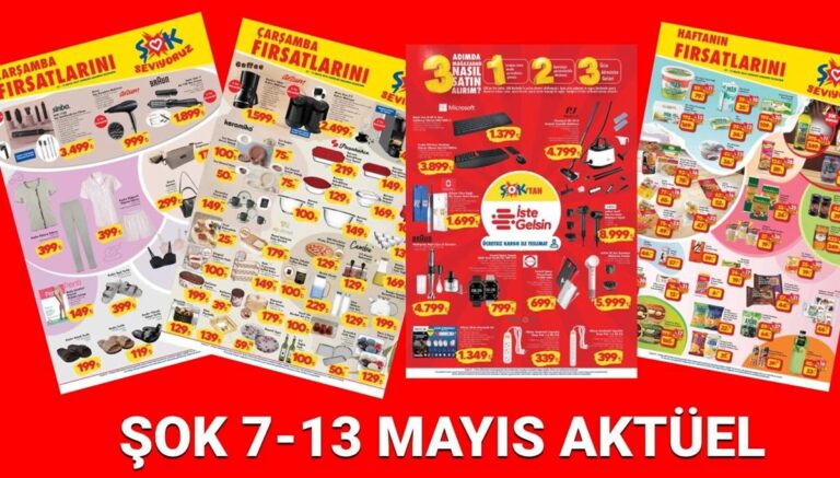 ŞOK aktüel 13 Mayıs: ŞOK aktüel ürünler kataloğunda bu hafta; blender, saç kurutma makinesi, kahve makinesi ve mutfak gereçleri