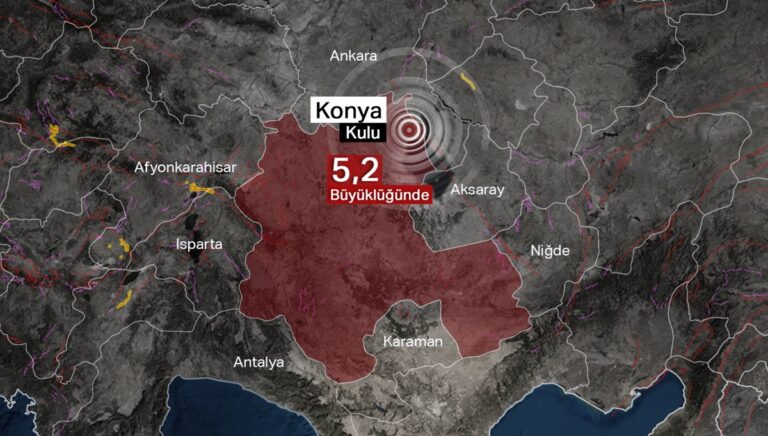 SON DAKİKA: Konya’da 5,2 büyüklüğünde deprem (Son depremler)