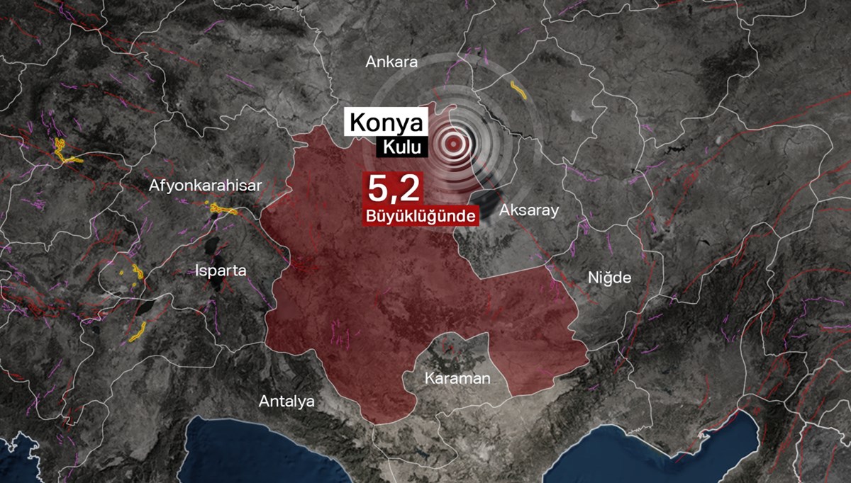 SON DAKİKA: Konya’da 5,2 büyüklüğünde deprem (Son depremler)