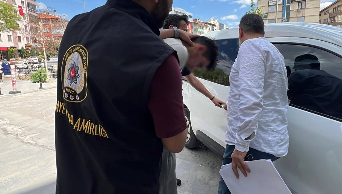 Tartıştığı kişiye taşla vurdu, tutuklandı