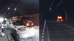 Antalya-Isparta Karayolunda otomobil alev aldı: Araç kullanılamaz hale geldi Antalya-Isparta Karayolunda otomobil alev aldı: Araç kullanılamaz hale geldi