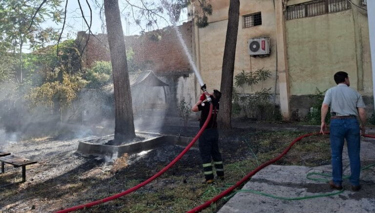 Araştırma merkezinin bahçesinde yangın: Yan binaya da sıçradı Araştırma merkezinin bahçesinde yangın: Yan binaya da sıçradı