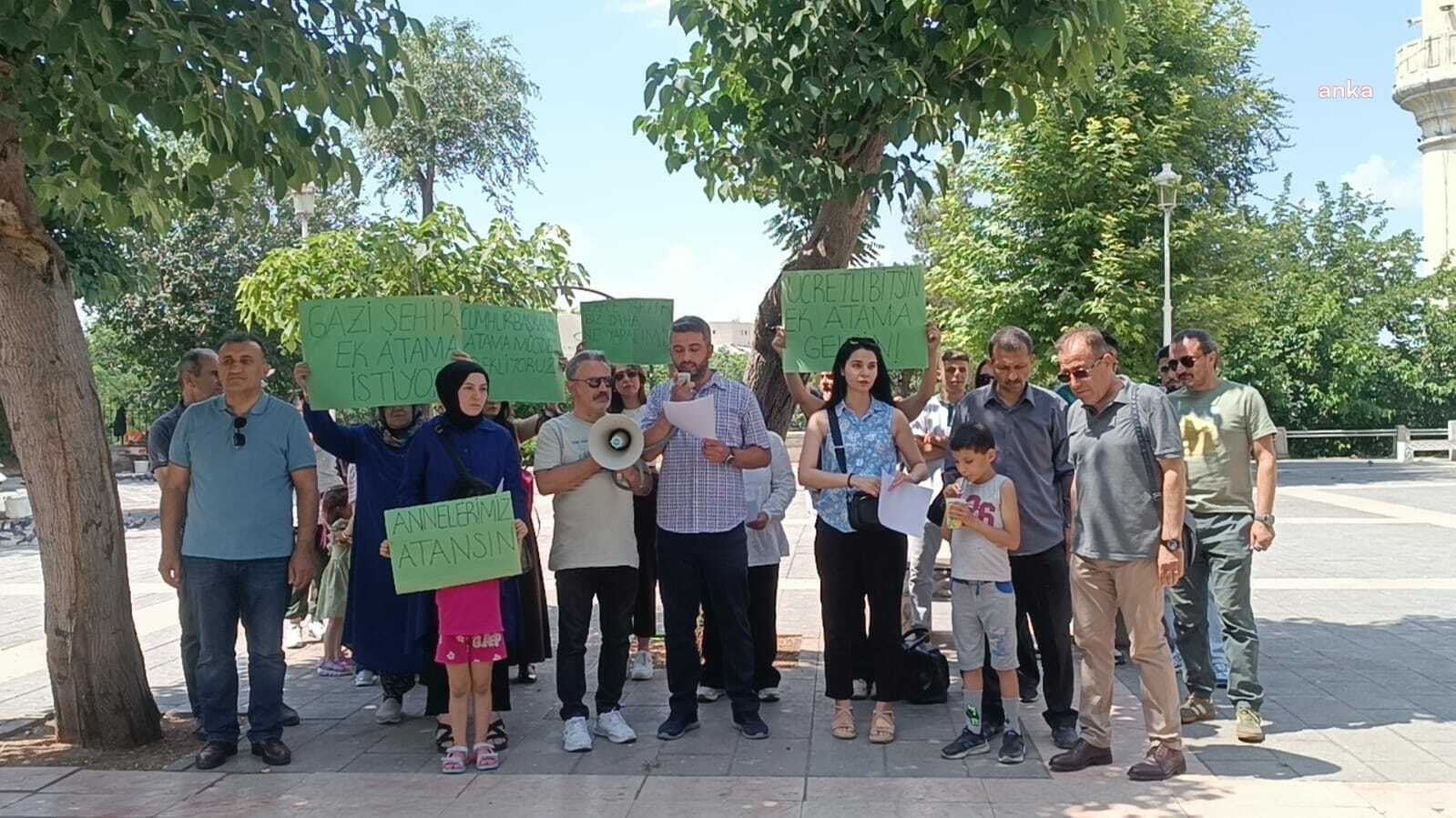 Gaziantep’te ataması yapılmayan öğretmenlerden isyan Gaziantep’te ataması yapılmayan öğretmenlerden isyan