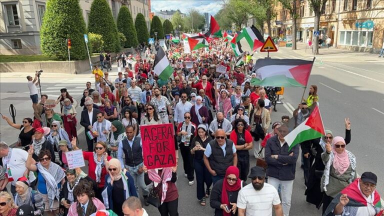 İsveç ve İngiltere’de işgal rejimin saldırıları protesto edildi! İsveç ve İngiltere’de işgal rejimin saldırıları protesto edildi!