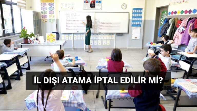 Öğretmen atama sonucu: İl dışı atama iptal edilebilir mi? MEB isteğe bağlı iller arası yer değiştirme sonucu sorgulama Öğretmen atama sonucu: İl dışı atama iptal edilebilir mi? MEB isteğe bağlı iller arası yer değiştirme sonucu sorgulama
