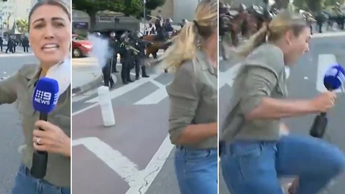 Polis canlı yayında muhabiri vurdu: ‘Görüntüler dehşet verici’ Polis canlı yayında muhabiri vurdu: ‘Görüntüler dehşet verici’