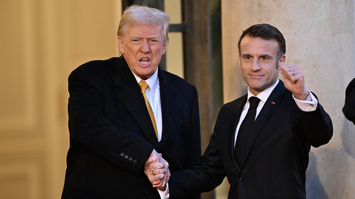 Trump, Macron’un açıklamalarını yalanladı Trump, Macron’un açıklamalarını yalanladı