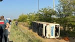 Yolcu otobüsü şarampole yuvarlandı: 1 Ölü, 23 Yaralı Yolcu otobüsü şarampole yuvarlandı: 1 Ölü, 23 Yaralı