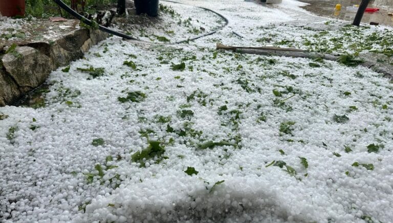 Yozgat’ta dolu yağışı etkili oldu Yozgat’ta dolu yağışı etkili oldu