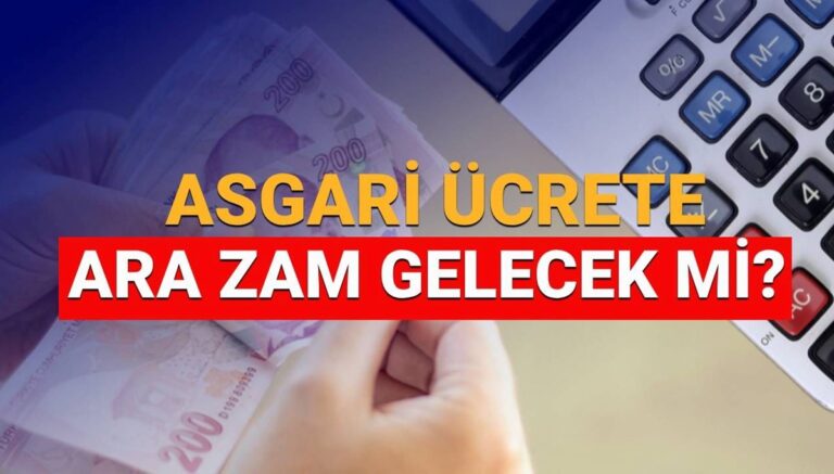 2025 Asgari ücrete bu ay (Temmuz) ara zam gelecek mi? Asgari ücret Ocak’ta mı zamlanacak, ne kadar olacak? 2025 Asgari ücrete bu ay (Temmuz) ara zam gelecek mi? Asgari ücret Ocak’ta mı zamlanacak, ne kadar olacak?