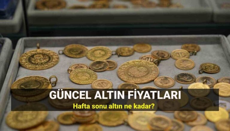 27 Temmuz hafta sonu altın ne kadar? Güncel altın fiyatları: Gram altın ve çeyrek altın fiyatı düştü mü, yükseldi mi? 27 Temmuz hafta sonu altın ne kadar? Güncel altın fiyatları: Gram altın ve çeyrek altın fiyatı düştü mü, yükseldi mi?