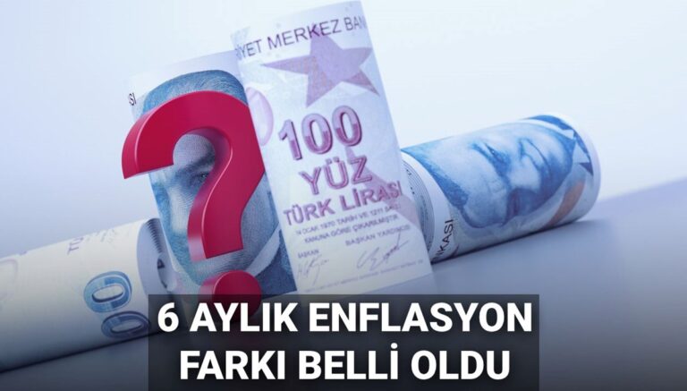 6 aylık enflasyon farkı 2025: 6 aylık enflasyon farkına göre memur ve emekli maaşı zammı ne kadar, yüzde kaç oldu? 6 aylık enflasyon farkı 2025: 6 aylık enflasyon farkına göre memur ve emekli maaşı zammı ne kadar, yüzde kaç oldu?