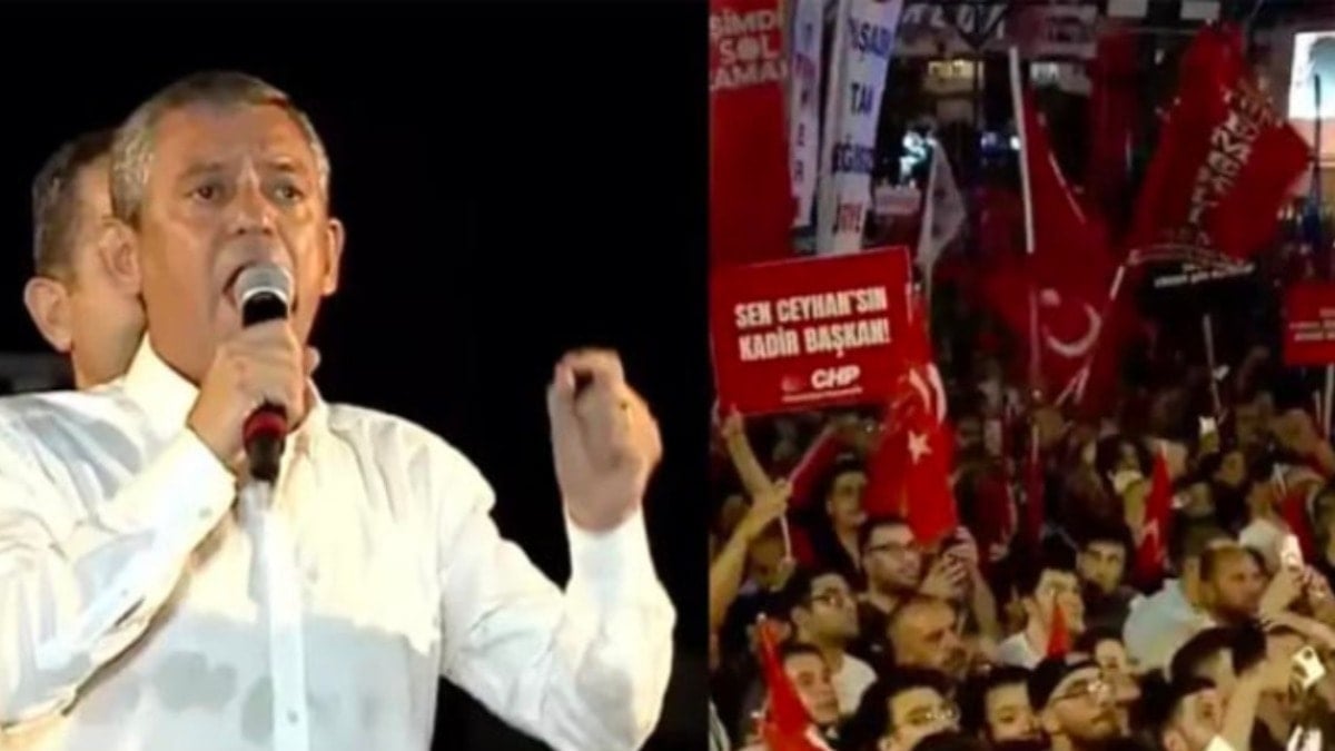 Adana Zeydan Karalar için ayakta! CHP lideri Özgür Özel on binlere seslendi Adana Zeydan Karalar için ayakta! CHP lideri Özgür Özel on binlere seslendi