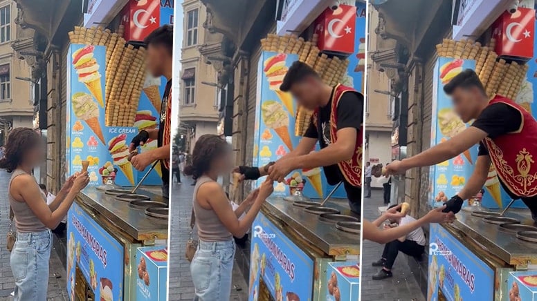 Beyoğlu’ndaki dondurmacı mühürlendi Beyoğlu’ndaki dondurmacı mühürlendi