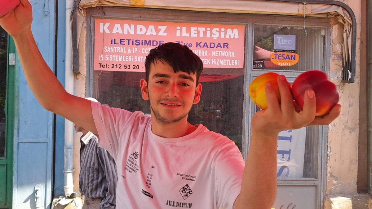 Bu kez nektarin el yaktı: Tanesi kirazın 5 katı fiyatına! Bu kez nektarin el yaktı: Tanesi kirazın 5 katı fiyatına!