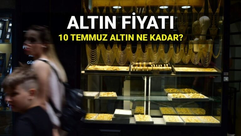 Canlı altın alış ve satış fiyatı: 10 Temmuz gram altın, çeyrek altın, yarım ve tam altın ne kadar? Canlı altın alış ve satış fiyatı: 10 Temmuz gram altın, çeyrek altın, yarım ve tam altın ne kadar?