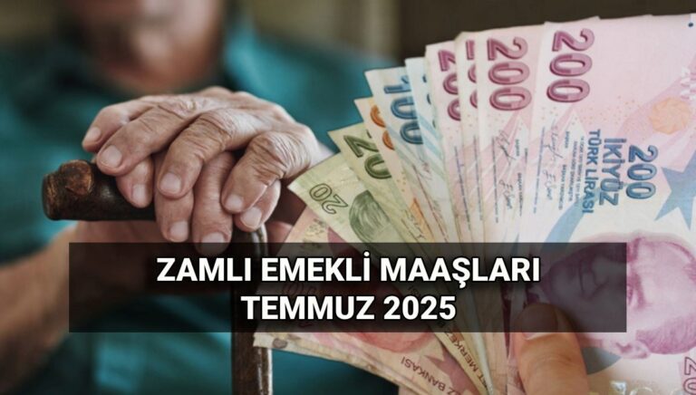 En düşük ve en yüksek zamlı emekli maaşı tablosu | 2025 Temmuz 4A-4B-4C emekli maaşı hesaplama: Emekli aylığı kaç TL oldu? En düşük ve en yüksek zamlı emekli maaşı tablosu | 2025 Temmuz 4A-4B-4C emekli maaşı hesaplama: Emekli aylığı kaç TL oldu?