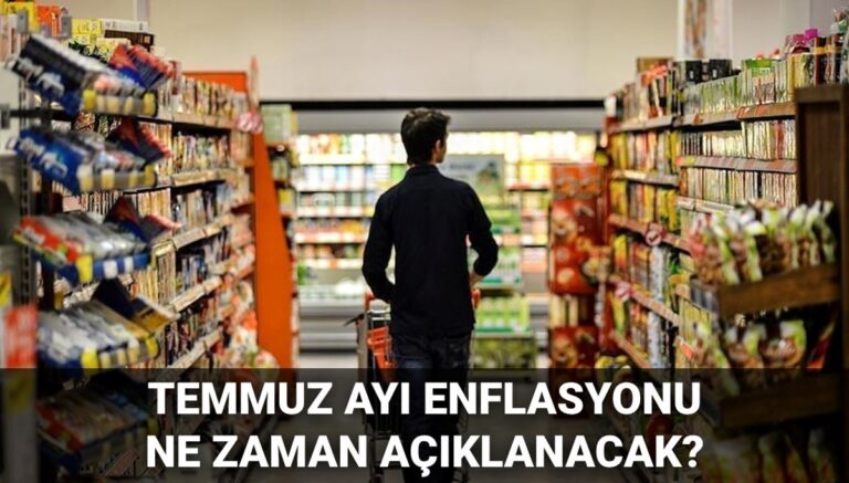 Enflasyon verileri ne zaman açıklanacak? Ekonomistlerin temmuz ayı enflasyon beklentisi belli oldu Enflasyon verileri ne zaman açıklanacak? Ekonomistlerin temmuz ayı enflasyon beklentisi belli oldu