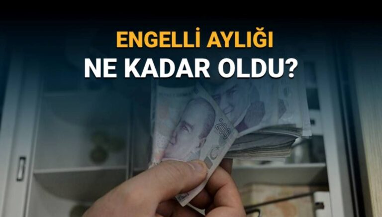 Engelli aylığı ne kadar oldu? (Temmuz zammı sonrası 2025 engelli aylığı tutarı) Engelli aylığı ne kadar oldu? (Temmuz zammı sonrası 2025 engelli aylığı tutarı)