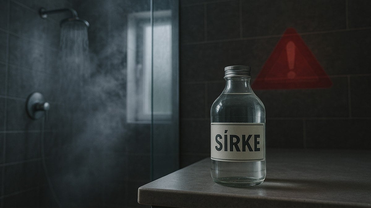 Evlere duşta sirke kullanmaları için acil çağrı yapıldı Evlere duşta sirke kullanmaları için acil çağrı yapıldı