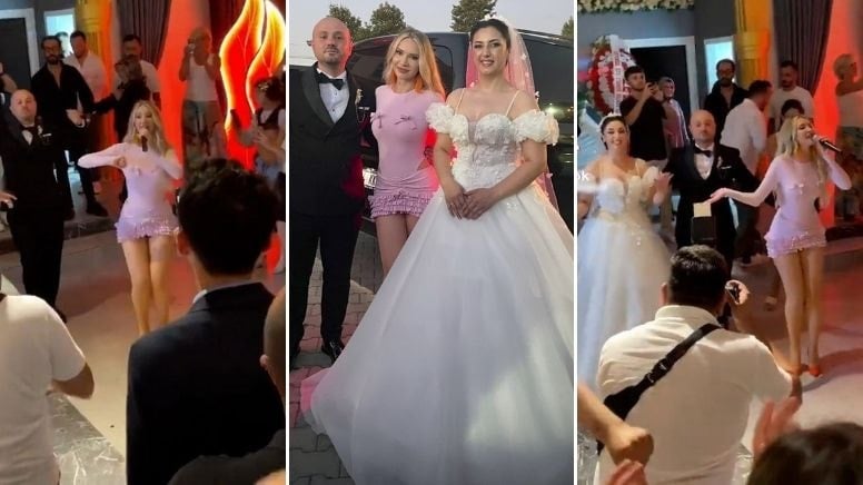 Giresun’daki düğünde davetliler karşılarında dünyaca ünlü sanatcıyı görünce şoke oldu Giresun’daki düğünde davetliler karşılarında dünyaca ünlü sanatcıyı görünce şoke oldu