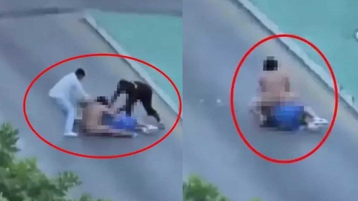 Gündüz vakti şoke eden çıplak kadın saldırısı: Üzerine oturdu, dakikalarca tartakladı Gündüz vakti şoke eden çıplak kadın saldırısı: Üzerine oturdu, dakikalarca tartakladı